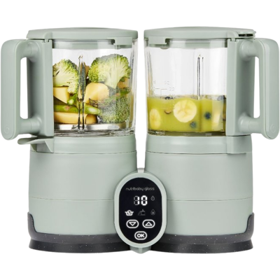 BABYMOOV Multifunkčný prístroj Nutribaby Glass Celadon Green BABYMOOV Multifunkčný prístroj Nutribaby Glass Celadon Green
