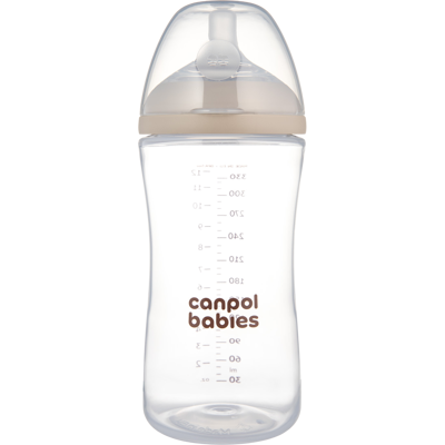 CANPOL BABIES Fľaša antikoliková Natural Shape 330 ml CANPOL BABIES Fľaša antikoliková Natural Shape 330 ml