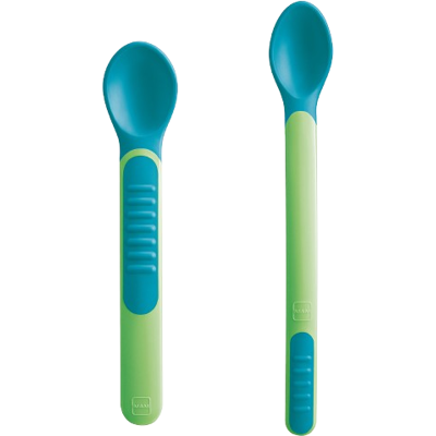 MAM Lyžičky Feeding spoons & Cover 6m+, zelené 2 ks MAM Lyžičky Feeding spoons & Cover 6m+, zelené 2 ks