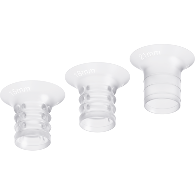 MEDELA Vložky do prsných nástavcov silikónové (2x21mm, 2x18mm, 2x15mm) 6 ks MEDELA Vložky do prsných nástavcov silikónové (2x21mm, 2x18mm, 2x15mm) 6 ks