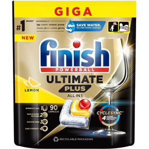 FINISH Ultimate Plus All in 1 Lemon 90 ks FINISH Ultimate Plus All in 1 Lemon 90 ks