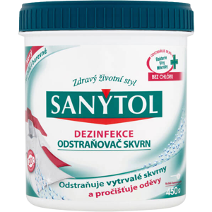 SANYTOL Dezinfekčný odstraňovač škvŕn 450 g SANYTOL Dezinfekčný odstraňovač škvŕn 450 g