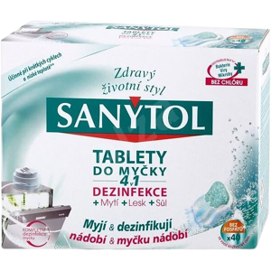 SANYTOL Tablety do umývačky riadu 4v1 40 ks SANYTOL Tablety do umývačky riadu 4v1 40 ks