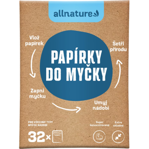 ALLNATURE Papieriky do umývačky 16 ks ALLNATURE Papieriky do umývačky 16 ks