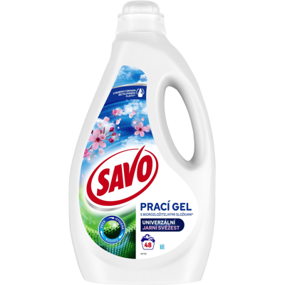SAVO prací gél Jarná sviežosť 2.4 l SAVO prací gél Jarná sviežosť 2.4 l