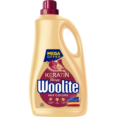 WOOLITE Mix Colors Keratin prací gél 60 praní 3.6 l WOOLITE Mix Colors Keratin prací gél 60 praní 3.6 l