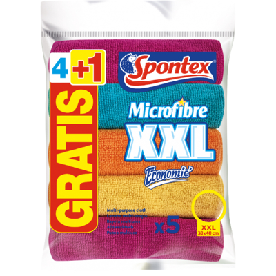 SPONTEX Utierka z mikrovlákna XXL 5 ks SPONTEX Utierka z mikrovlákna XXL 5 ks
