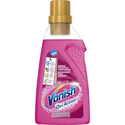 VANISH Oxi Action Gél na odstránenie škvŕn 750 ml VANISH Oxi Action Gél na odstránenie škvŕn 750 ml