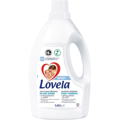 LOVELA Baby tekutý prací prípravok na bielu bielizeň 1.45 l LOVELA Baby tekutý prací prípravok na bielu bielizeň 1.45 l