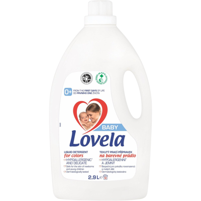 LOVELA Baby Farebná bielizeň tekutý prací gél 32 praní 2.9 l LOVELA Baby Farebná bielizeň tekutý prací gél 32 praní 2.9 l