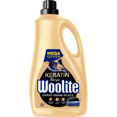 WOOLITE Keratin Darks/Denim/Black prací gél 60 praní 3.6 l WOOLITE Keratin Darks/Denim/Black prací gél 60 praní 3.6 l