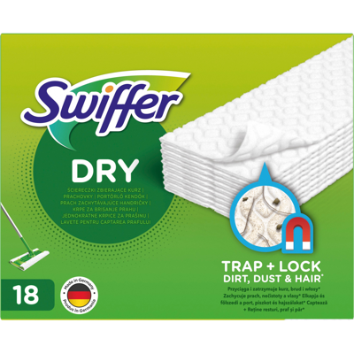SWIFFER Náhradné suché handričky 18 ks SWIFFER Náhradné suché handričky 18 ks