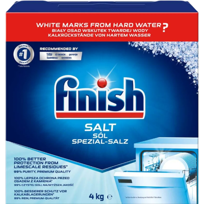 FINISH Soľ do umývačky riadu 4 kg FINISH Soľ do umývačky riadu 4 kg