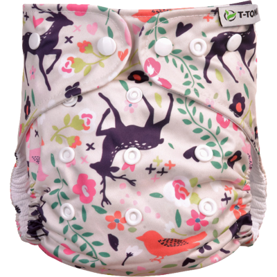 T-TOMI Plienka vrecková, typ AIO - patentky, 4-15kg, Forest T-TOMI Plienka vrecková, typ AIO - patentky, 4-15kg, Forest