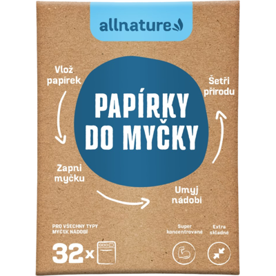 ALLNATURE Papieriky do umývačky 16 ks ALLNATURE Papieriky do umývačky 16 ks