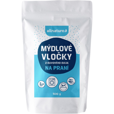 ALLNATURE Mydlové vločky z olivového oleja 500 g ALLNATURE Mydlové vločky z olivového oleja 500 g