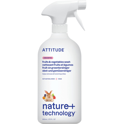 ATTITUDE Čistič na ovocie a zeleninu 800 ml ATTITUDE Čistič na ovocie a zeleninu 800 ml