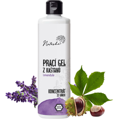 NATASHA Pracie gél z gaštanov - levanduľa koncentrát 500 ml NATASHA Pracie gél z gaštanov - levanduľa koncentrát 500 ml