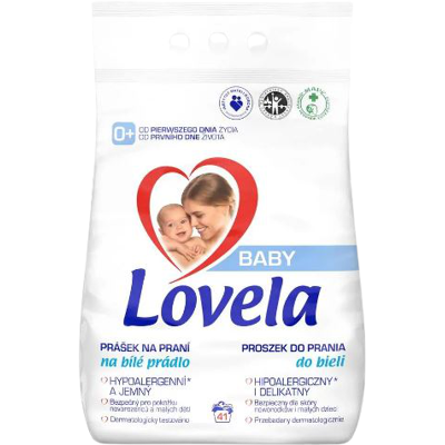 LOVELA Baby Prášok na pranie na bielu bielizeň 4.1 kg LOVELA Baby Prášok na pranie na bielu bielizeň 4.1 kg