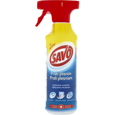SAVO proti plesniam dezinfekčný prípravok 500 ml SAVO proti plesniam dezinfekčný prípravok 500 ml