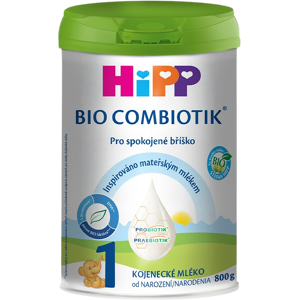 HIPP Počiatočná mliečna dojčenská výživa 1 BIO Combiotik® dóza 800 g HIPP Počiatočná mliečna dojčenská výživa 1 BIO Combiotik® dóza 800 g
