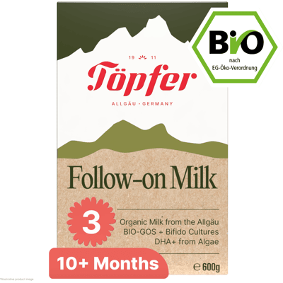 TÖPFER BIO 3 pokračovacia mliečna dojčenská výživa 600 g TÖPFER BIO 3 pokračovacia mliečna dojčenská výživa 600 g