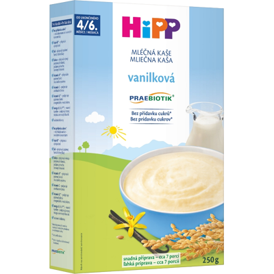 HIPP Mliečna kaša prvá vanilková 250 g HIPP Mliečna kaša prvá vanilková 250 g