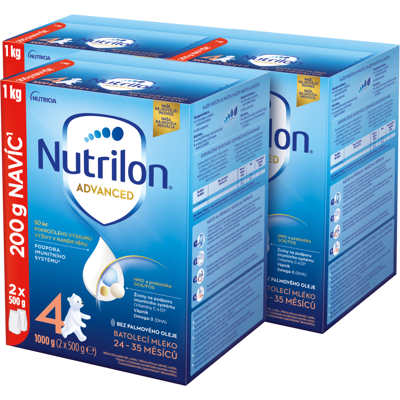 NUTRILON Advanced 4, mlieko 3 x 1000 g NUTRILON Advanced 4, mlieko 3 x 1000 g