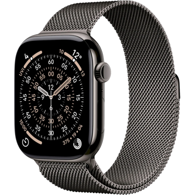 APPLE Watch 11 GPS + Cellular 42mm bridlicovo šedý titán - bridlicovo šedý milánsky ťah APPLE Watch 11 GPS + Cellular 42mm bridlicovo šedý titán - bridlicovo šedý milánsky ťah