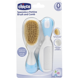 CHICCO Hrebeň a kefa modrá CHICCO Hrebeň a kefa modrá