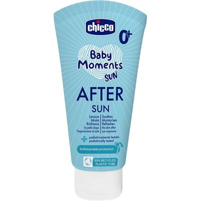 CHICCO Mlieko po opaľovaní upokojujúce a ošetrujúce, 0m+ 150 ml CHICCO Mlieko po opaľovaní upokojujúce a ošetrujúce, 0m+ 150 ml