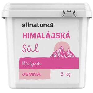 ALLNATURE Himalájska soľ ružová jemná 5000 g ALLNATURE Himalájska soľ ružová jemná 5000 g