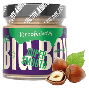 BIG BOY® Lieskovorechový krém super smooth 220 g BIG BOY® Lieskovorechový krém super smooth 220 g