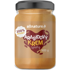 ALLNATURE Arašidový krém jemný 920 g ALLNATURE Arašidový krém jemný 920 g