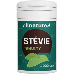 ALLNATURE Tablety zo stévie 1000 tabliet ALLNATURE Tablety zo stévie 1000 tabliet
