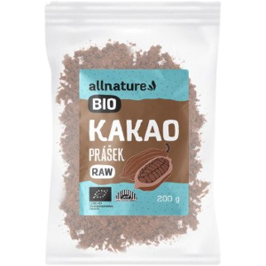 ALLNATURE Kakaový prášok BIO RAW 200 g ALLNATURE Kakaový prášok BIO RAW 200 g