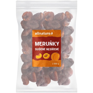 ALLNATURE Marhule sušené nesírené 1000 g ALLNATURE Marhule sušené nesírené 1000 g