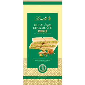 LINDT Dubajská biela čokoláda 150 g LINDT Dubajská biela čokoláda 150 g