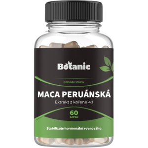 BOTANIC Maca peruánska - Prášok z koreňa BIO 60 kapsúl BOTANIC Maca peruánska - Prášok z koreňa BIO 60 kapsúl
