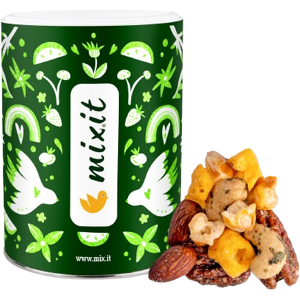 MIXIT Crunchy mix - Syr, crunchy corn a oriešky s medvedím cesnakom 300 g MIXIT Crunchy mix - Syr, crunchy corn a oriešky s medvedím cesnakom 300 g