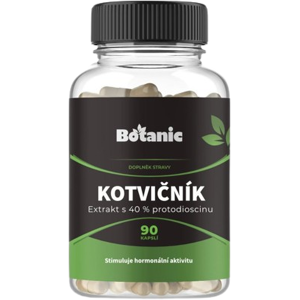 BOTANIC Kotvičník (Tribulus) - extrakt 40% protodioscínu 90 kapsúl BOTANIC Kotvičník (Tribulus) - extrakt 40% protodioscínu 90 kapsúl