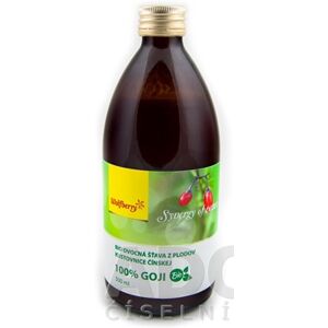 WOLFBERRY Bio ovocná šťava z plodov kustovnice činskej 500 ml WOLFBERRY Bio ovocná šťava z plodov kustovnice činskej 500 ml