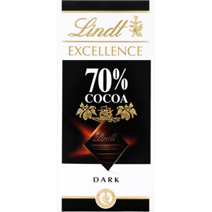 LINDT Excellence 70% horká čokoláda 100 g LINDT Excellence 70% horká čokoláda 100 g