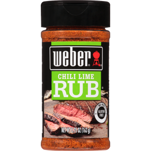 WEBER Korenie Chili Lime Rub Seasoning 163 g WEBER Korenie Chili Lime Rub Seasoning 163 g