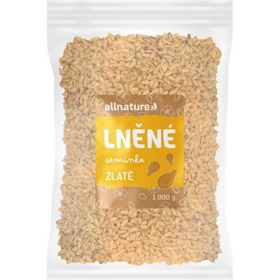 ALLNATURE Ľanové semienko zlaté 1000 g ALLNATURE Ľanové semienko zlaté 1000 g