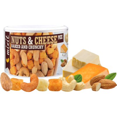 MIXIT Mix pražených orechov a chrumkavých syrov 120 g MIXIT Mix pražených orechov a chrumkavých syrov 120 g