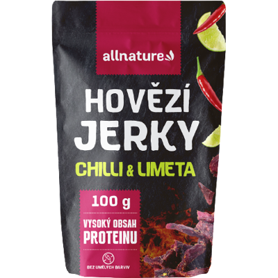 ALLNATURE BEEF Chilli & Lime Jerky 100 g ALLNATURE BEEF Chilli & Lime Jerky 100 g