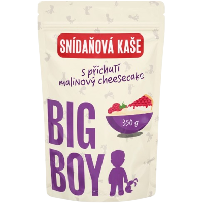BIG BOY Rýžová kaše malinový cheesecake Eko varianta 350 g BIG BOY Rýžová kaše malinový cheesecake Eko varianta 350 g