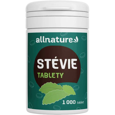 ALLNATURE Tablety zo stévie 1000 tabliet ALLNATURE Tablety zo stévie 1000 tabliet