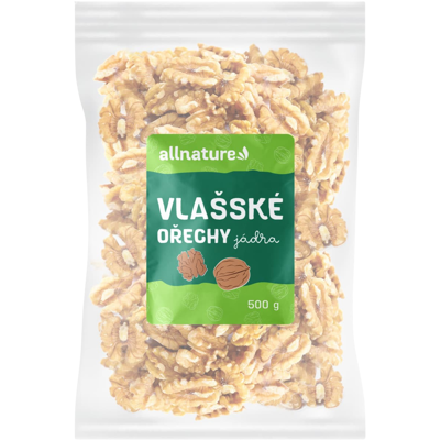 ALLNATURE Vlašské orechy 500 g ALLNATURE Vlašské orechy 500 g